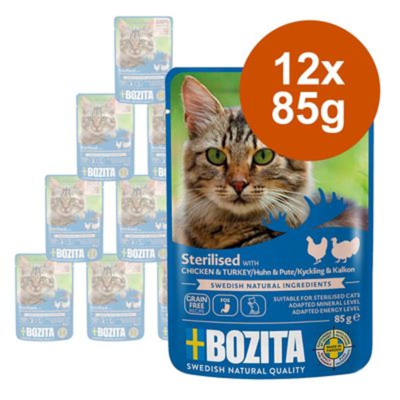 Bozita Sterilised Chunks in Sauce 12 x 85g