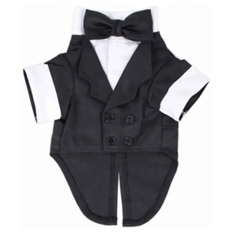 Parisian Pet Party Dog Tuxedo - Black