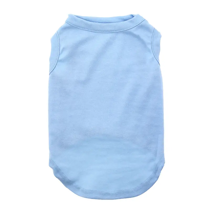 Plain Dog and Cat Shirt - Baby Blue