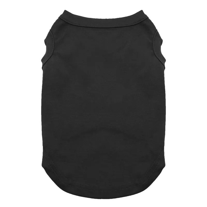 Plain Dog and Cat Shirt - Black