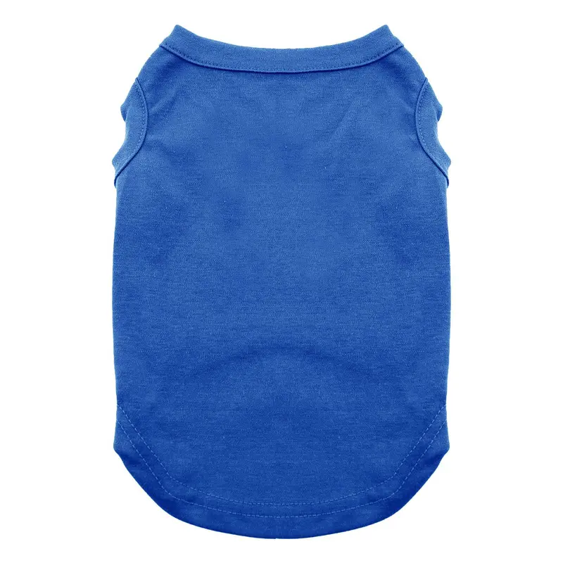 Plain Dog and Cat Shirt - Blue