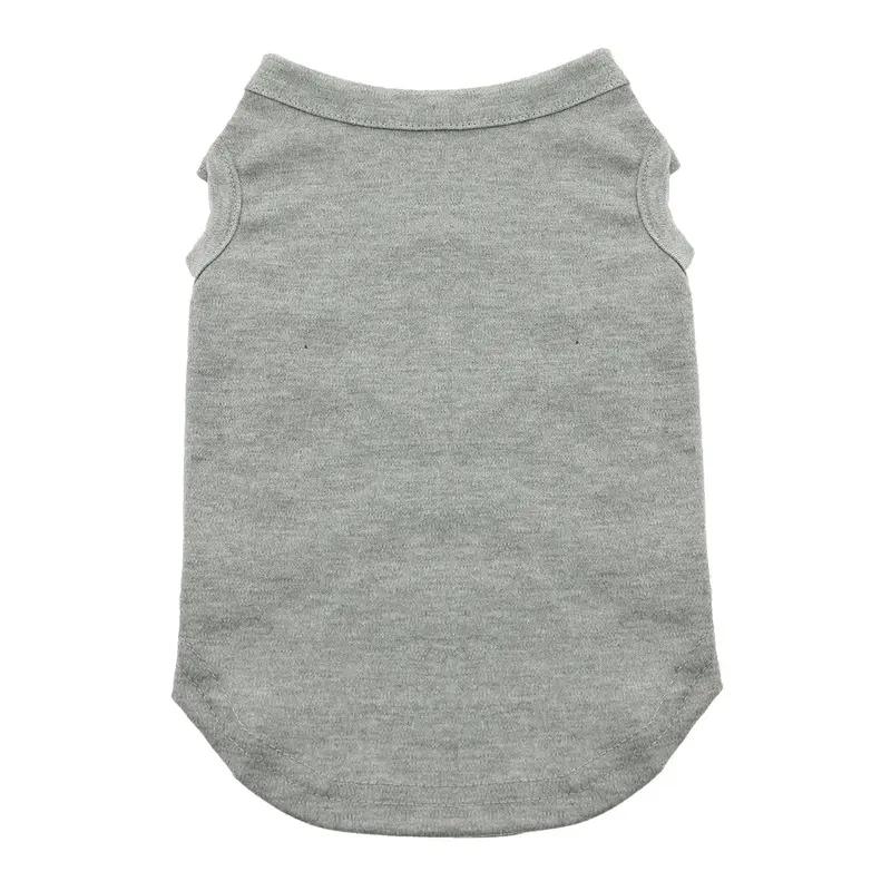 Plain Dog and Cat Shirt - Gray