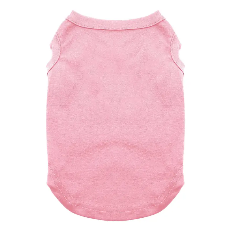 Plain Dog and Cat Shirt - Light Pink