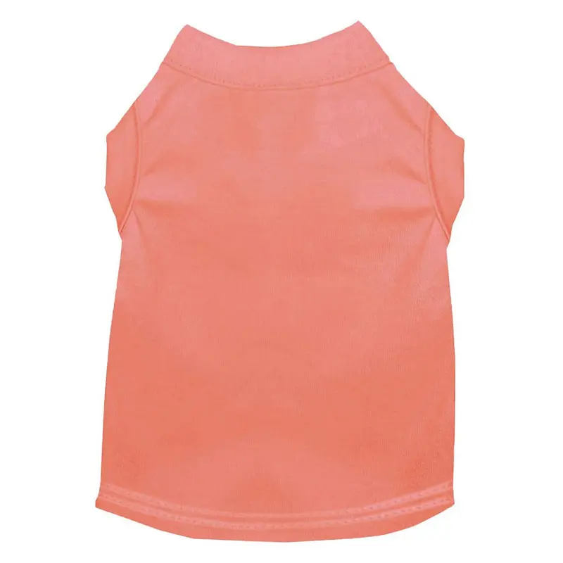 Plain Dog and Cat Shirt - Peach