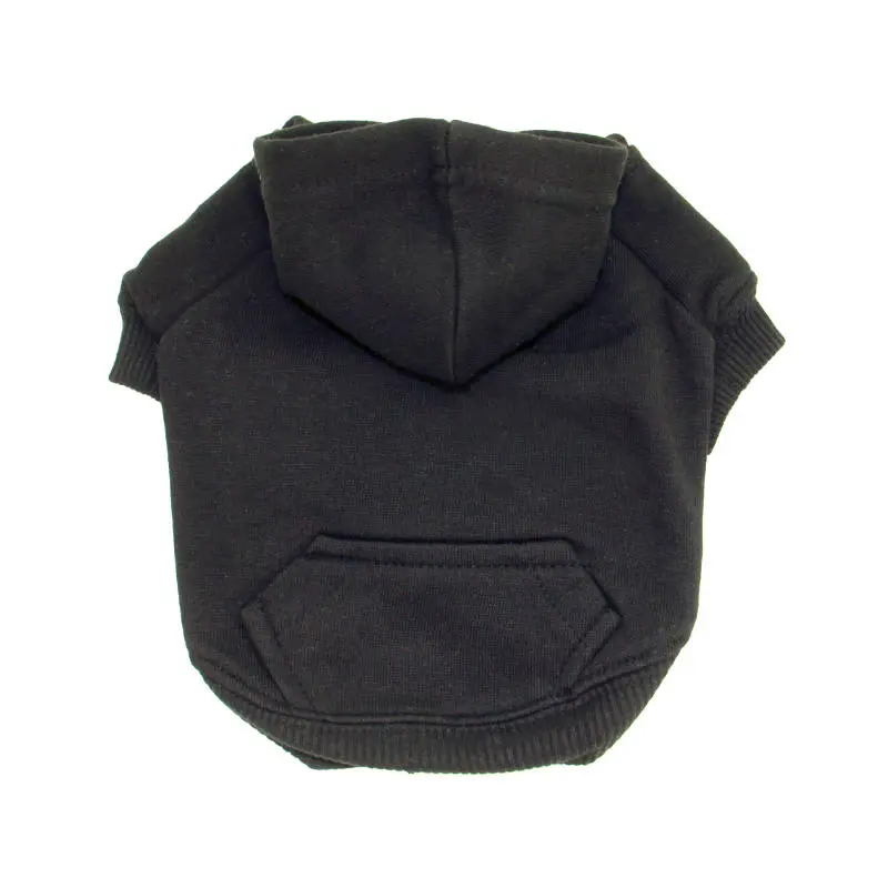 Zack & Zoey Basic Dog Hoodie - Jet Black