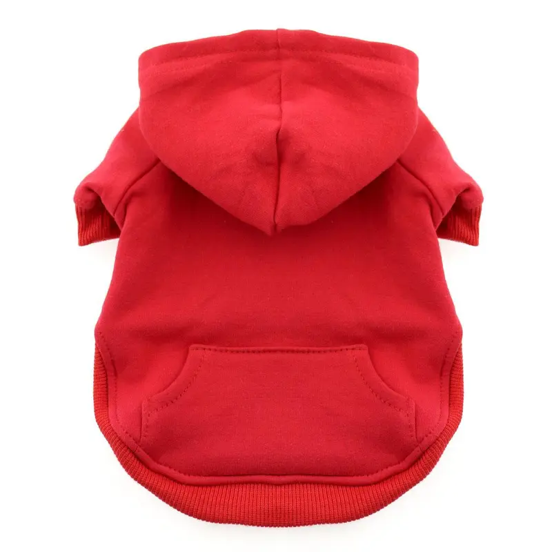 Barking Basics Dog Hoodie - Red