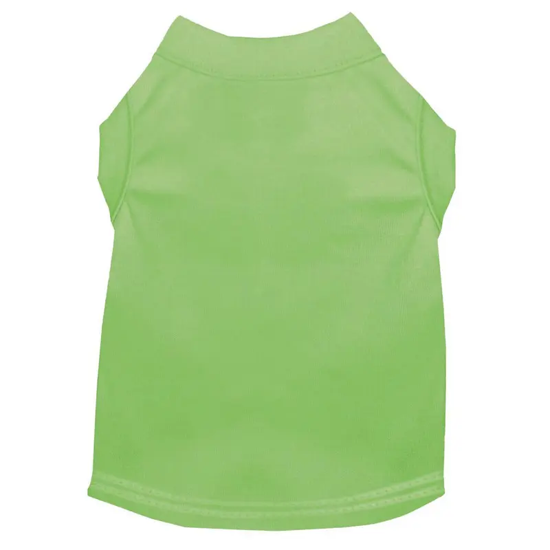 Plain Dog and Cat Shirt - Lime Green