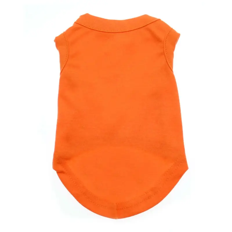 Plain Dog and Cat Shirt - Orange