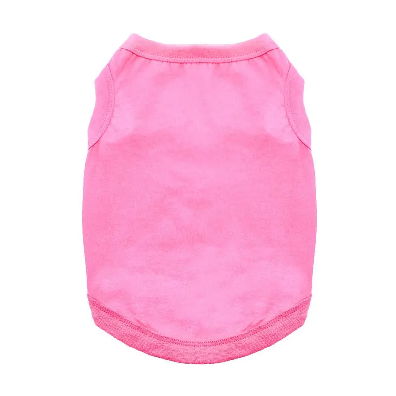 Cotton Dog Tank by Doggie Design - Carnation Pink