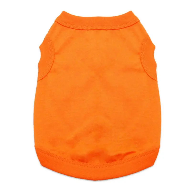 Cotton Dog Tank by Doggie Design - Sunset Orange