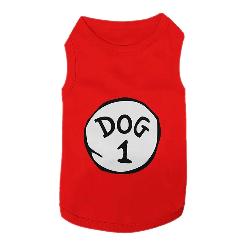 Dog 1 Dog Tank by Parisian Pet - Red