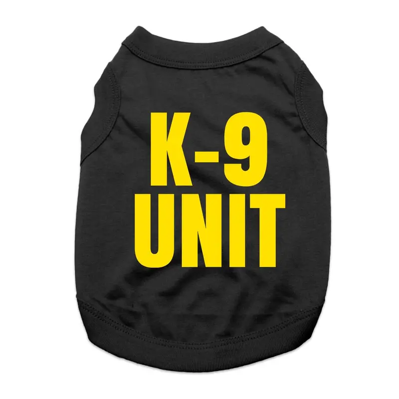 K-9 Unit Dog Shirt - Black
