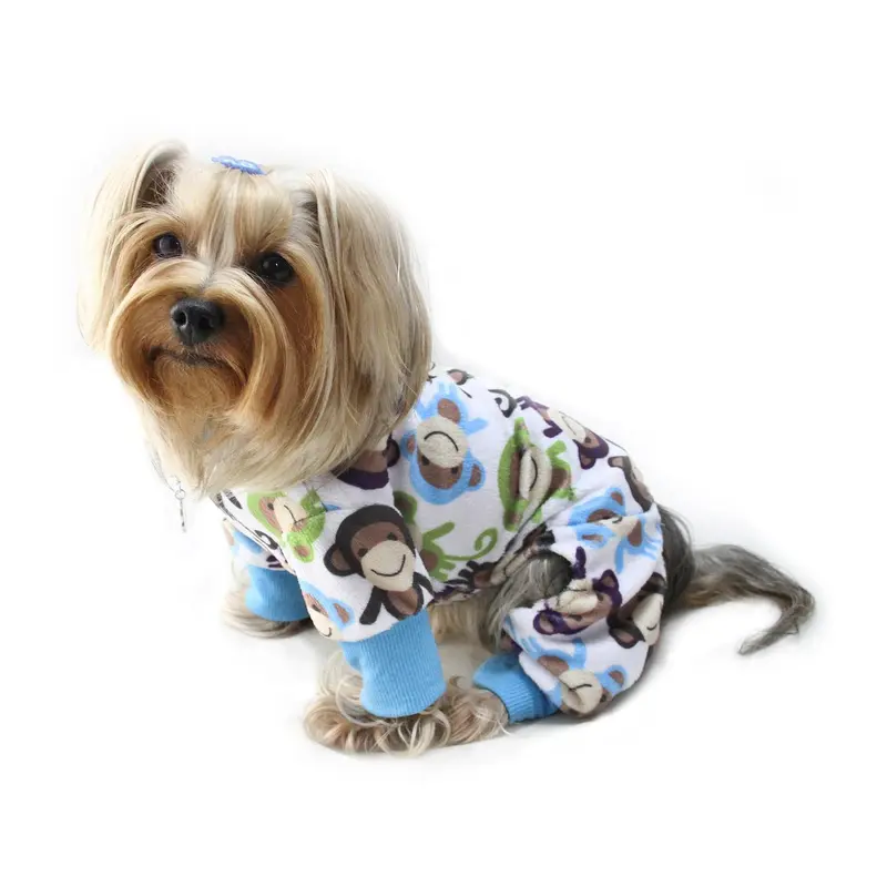 Klippo Ultra Soft Minky Monkey Dog Pajamas