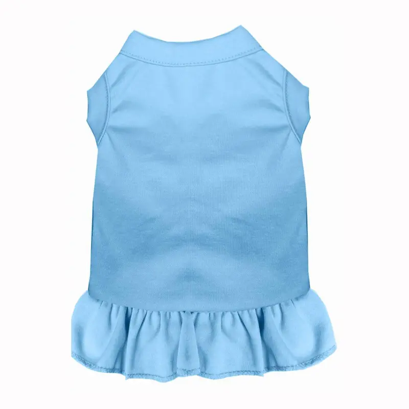 Plain Dog and Cat Dress - Baby Blue