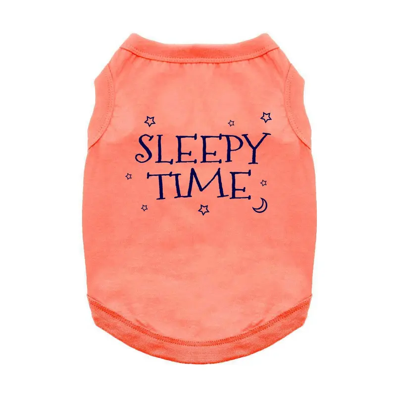 Sleepy Time Dog Shirt - Coral