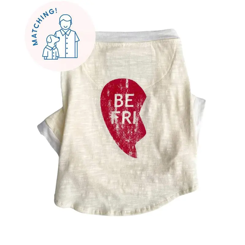 Dog Threads Best Friends Graphic Dog T-Shirt