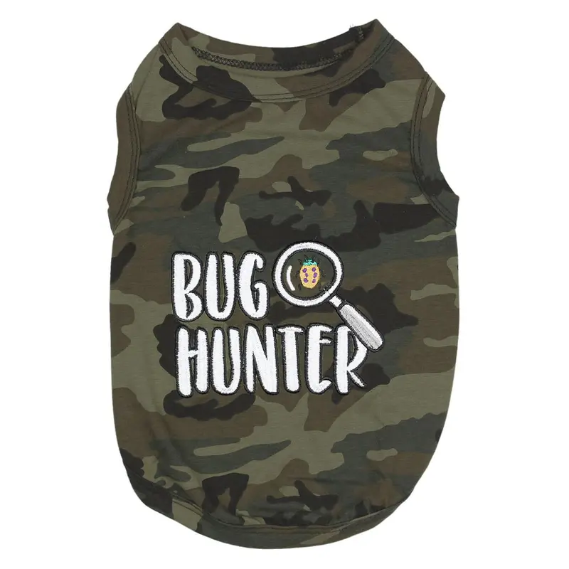 Parisian Pet Bug Hunter Dog Tank - Camo