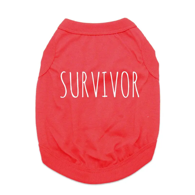 Survivor Dog Shirt - Red