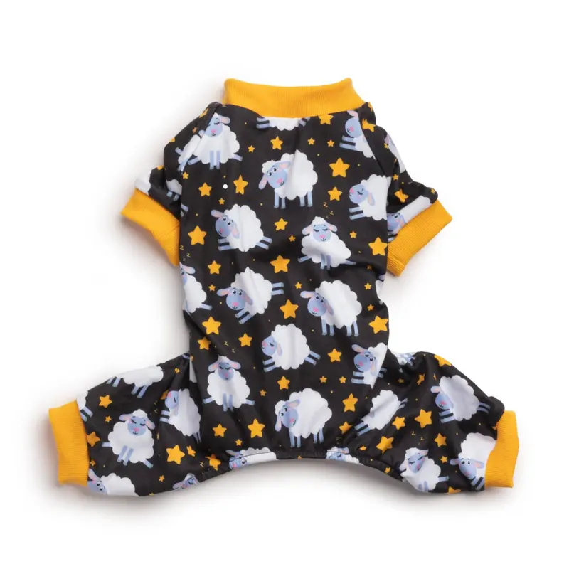 fabdog Printed Onesie Dog Pajamas - Sleeping Sheep