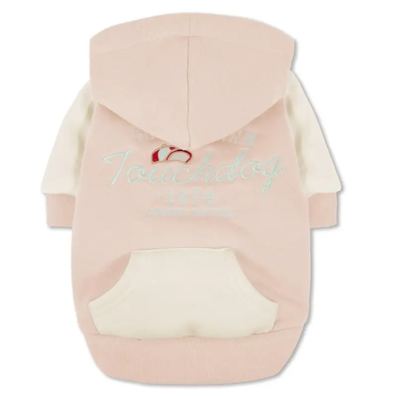 Pet Life Touchdog Heritage Dog Hoodie - Pink