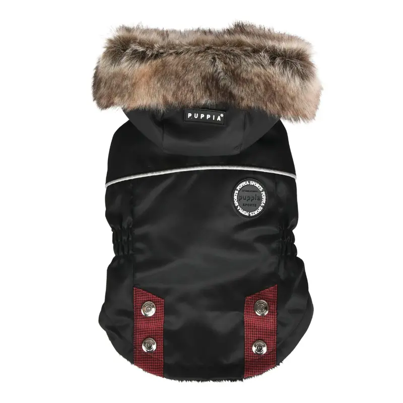 Brock Dog Coat by Puppia - Black