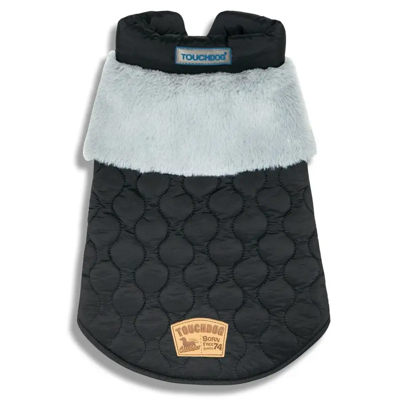 Pet Life Touchdog Furrost-Bite Dog Jacket - Black