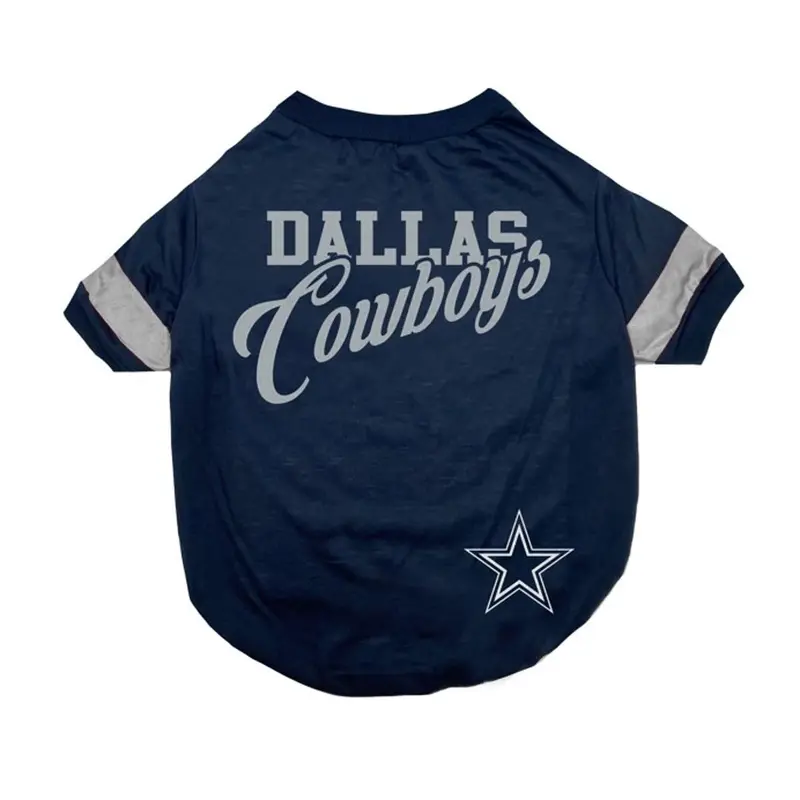 Dallas Cowboys Stripe Dog Shirt by Pets First 