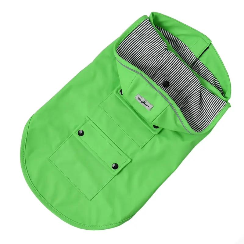 HugSmart Dog Raincoat - Lizard Green