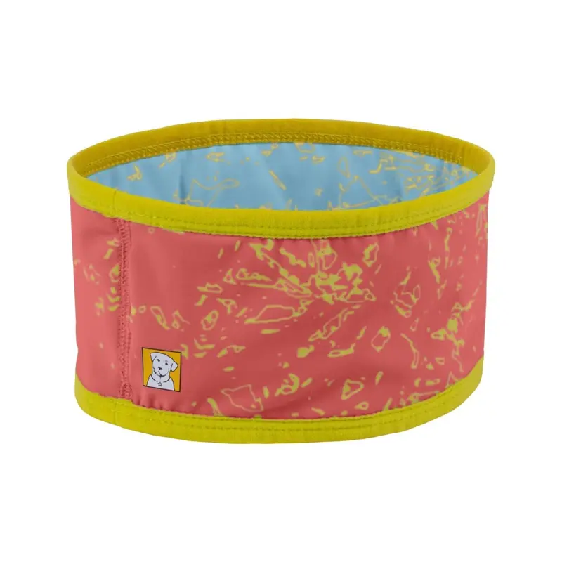 RuffWear Swamp Cooler Dog Neck Gaiter - Salmon Pink/Blue Mist