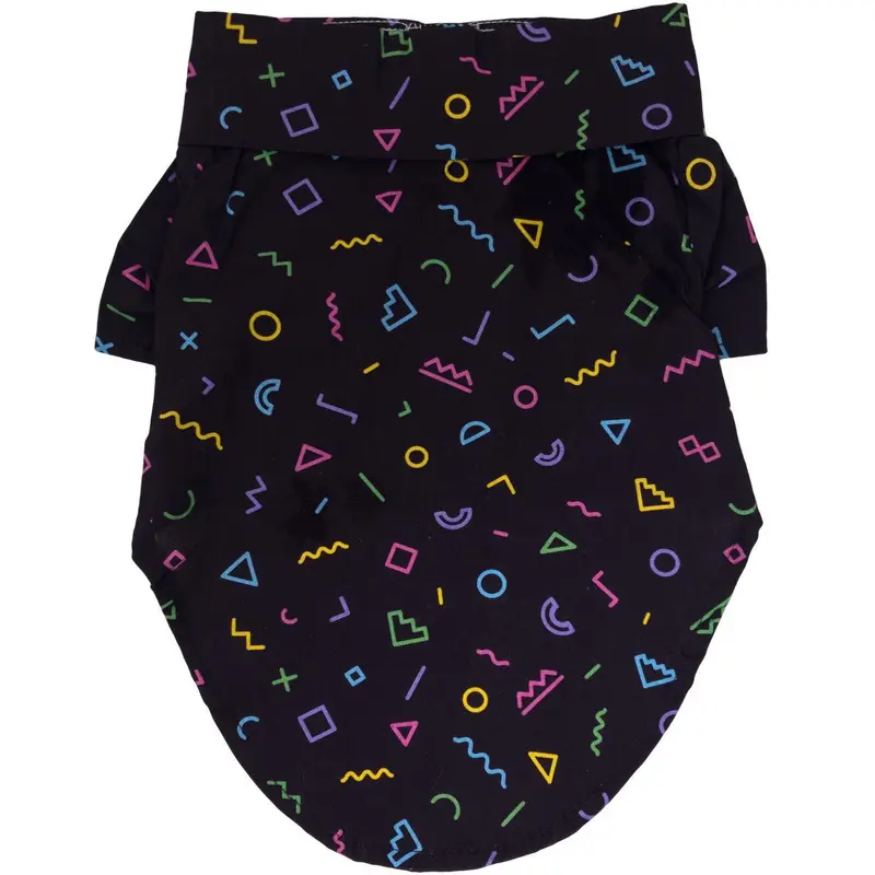 Hawaiian Camp Shirt by Doggie Design - Geometric Retro