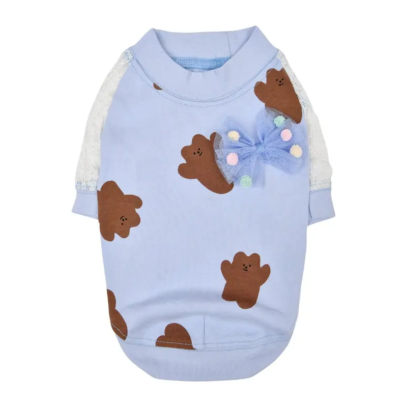 Pinkaholic Millie Rounded Dog Shirt - Blue