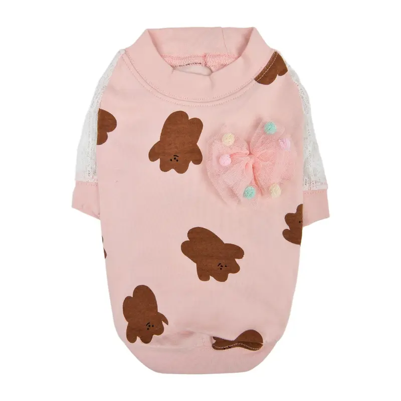 Pinkaholic Millie Rounded Dog Shirt - Indian Pink