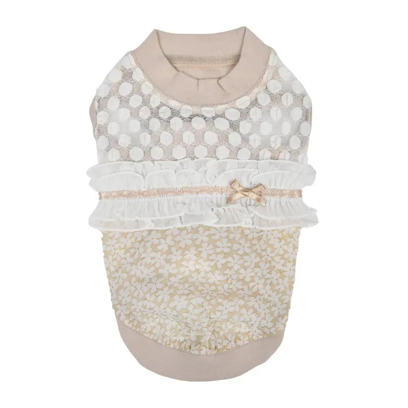 Pinkaholic Myra Sleeveless Dog Shirt - Beige