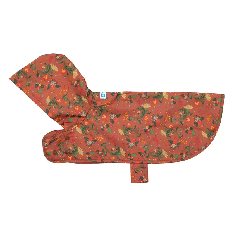 RC Pet Packable Dog Rain Poncho - Clay Floral