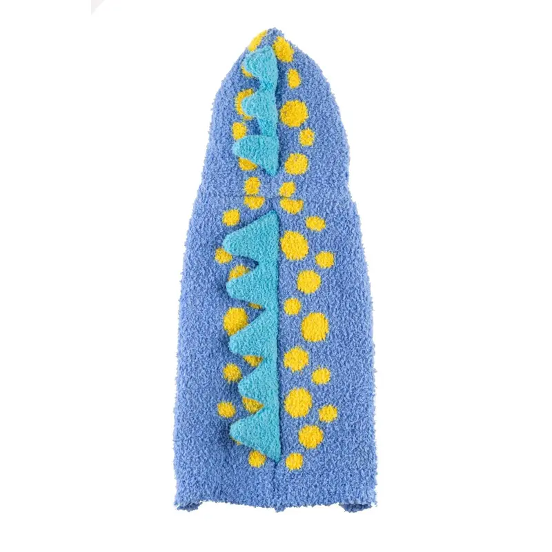 Hip Doggie Chenille Dog Hoodie - Dinosaur