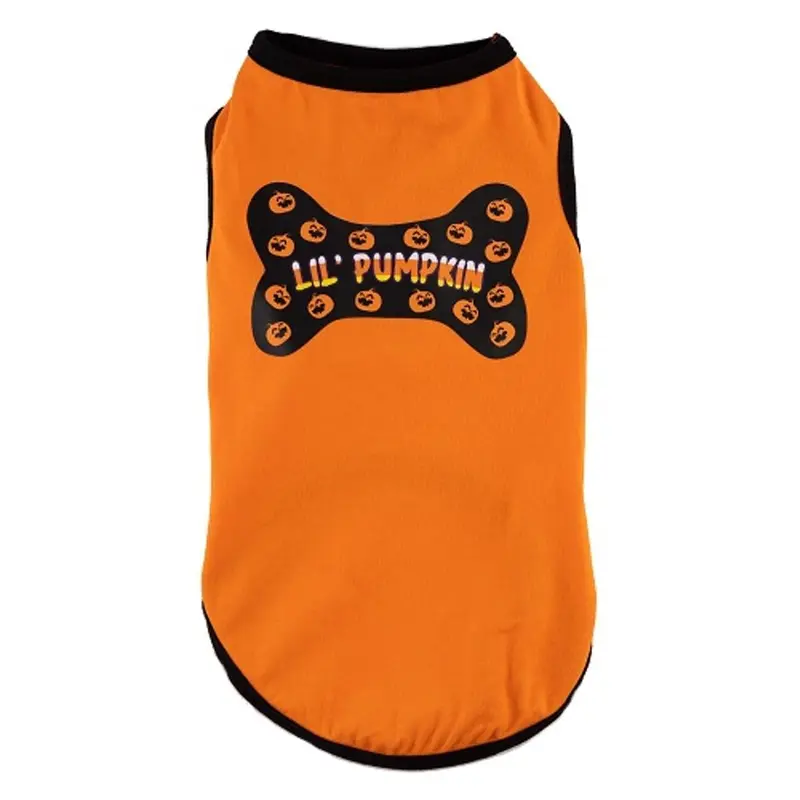 Hip Doggie Halloween Dog Tank - Lil' Pumpkin