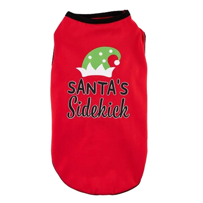 Hip Doggie Holiday Dog Tank - Santa's Sidekick