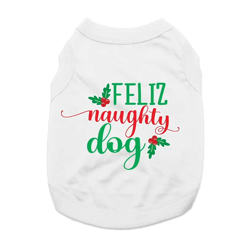 Feliz Naughty Dog Shirt - White