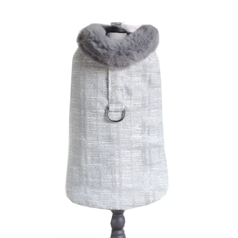 Hello Doggie Gia Dog Coat - Silver