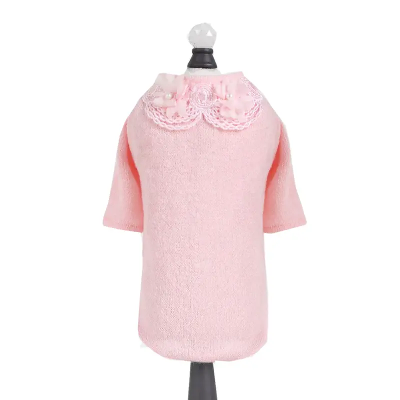 Hello Doggie Sweet Magnolia Dog Sweater - Pink