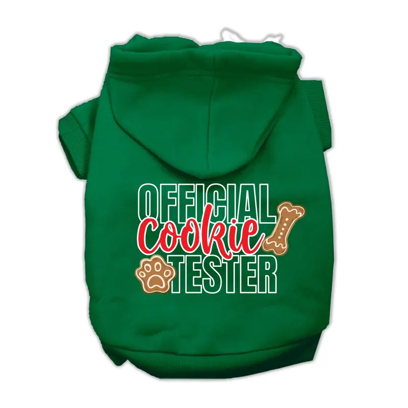 Official Cookie Tester Dog Hoodie - Green