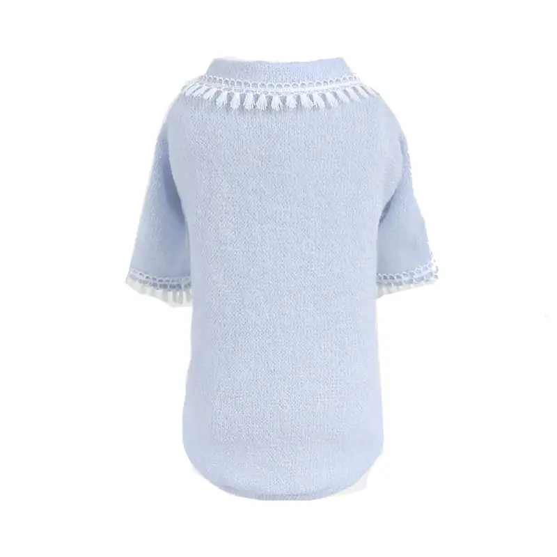 Hello Doggie Heavenly Kiss Dog Sweater - Blue
