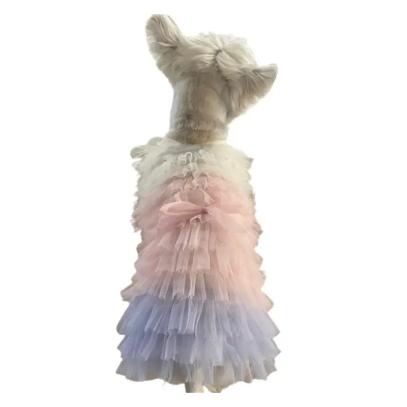 The Dog Squad Oh La Ombre Ruffle Tutu Dog Dress
