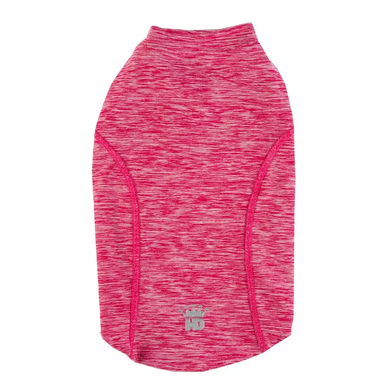Hip Doggie 4-Way Stretch Athletic Dog Shirt - Pink with UV