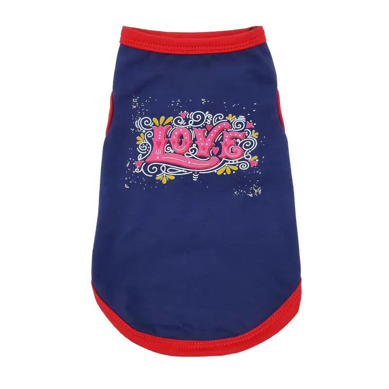 Hip Doggie Love Dog Tank - Navy