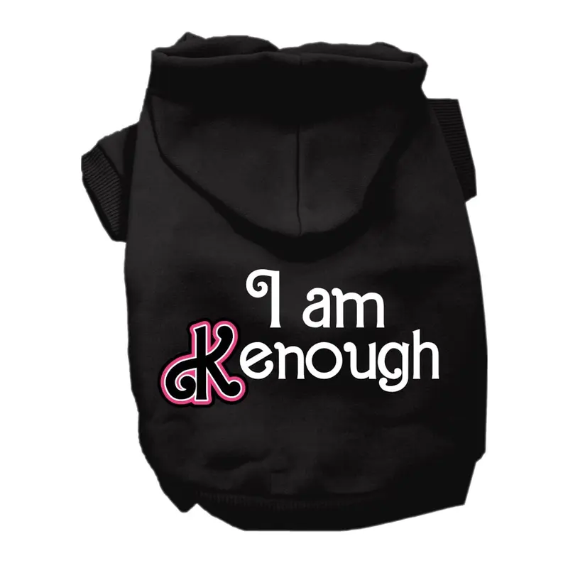 Mirage I am Kenough Dog Hoodie - Black