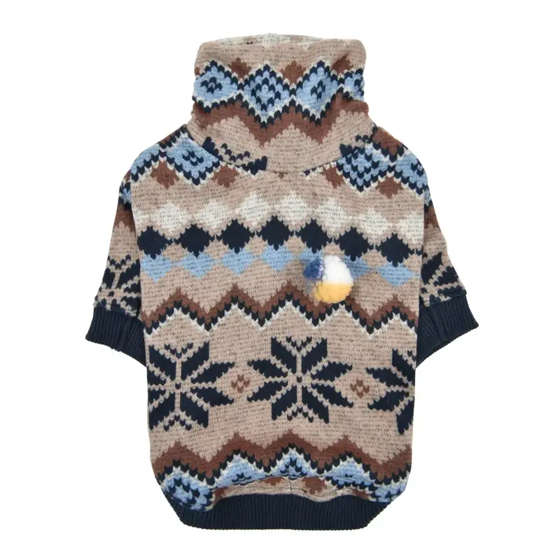 Puppia Eirwen Turtleneck Dog Shirt - Navy