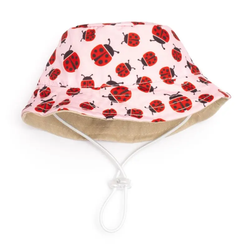 Worthy Dog Bucket Dog Hat - Ladybugs