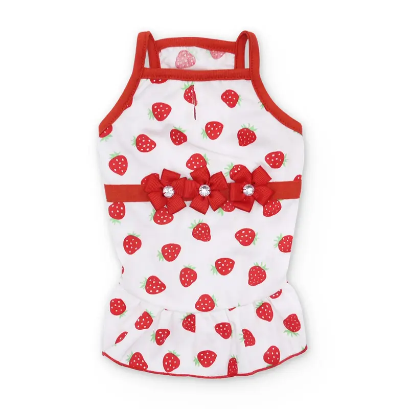 DOGO Strawberry Dog Dress - Red