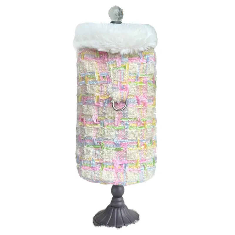 Hello Doggie Annabella Tweed  Dog Coat - Masquerade